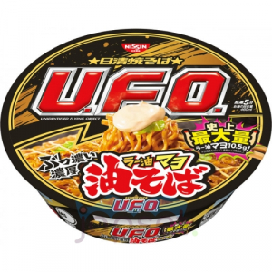 Nissin U.F.O Лапша якисоба с маслом чили и японским майонезом (чашка), 112 гр