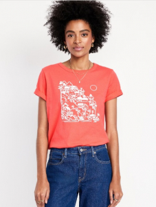 EveryWear Crew-Neck Graphic T-Shirt