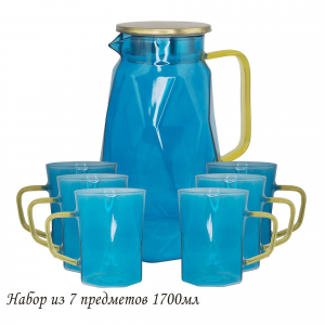 160-258 Набор графин 1700мл и 6 стаканов в под.уп.(х8)