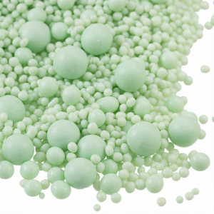 Посыпка микс из рисового драже в глазури матовая «Изумрудная», 1 кг