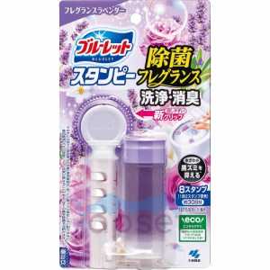 Bluelet Stampy Lavender Дезодорирующий очиститель цветок для туалетов, с ароматом лаванды, 28 гр