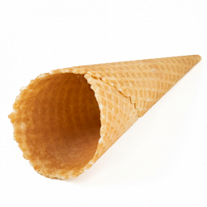 Вафельный рожок естеств. край h=150 мм, d=60 мм, 10 шт