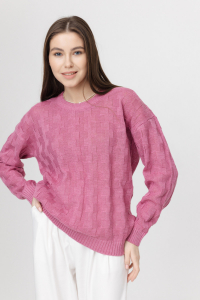 Джемпер из льна 4-306 ковыль