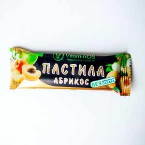 Батончик пастила Абрикос без сахара шоу-бокс 24шт/1кг  (6шт/кор)