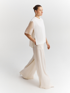 Футболка комбинированная