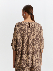 Блуза из вискозы с принтом