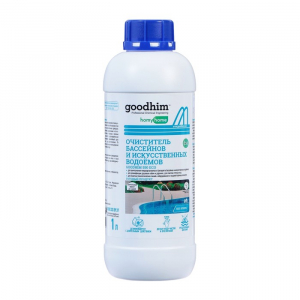 Очиститель бассейнов и искусственных водоемов Goodhim-550 ECO, без хлора, 1 л