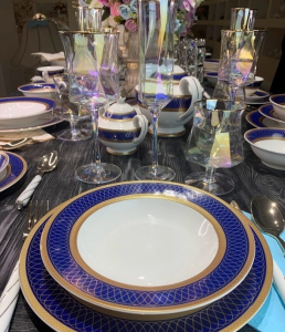 205-035 Чайно-столовый сервиз 88пр.  САПФИР в под.уп.(х0,5)Фарфор