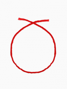 Браслет-оберег «Красная нить» каббала, 30 см