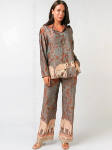 Комплект №250149-1 Chantemely Дроп рубашка брюки