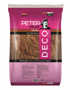 Кора лиственницы, фракция 30-60, 60 л, линия Деко