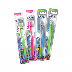 Зубная щетка мягкая для детей EXXE