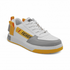 Кроссовки В330-2 бело желтые