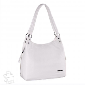 Сумка женская кожаная 0850H white Polina&Eiterou