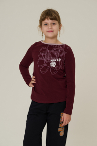 лонгслив для девочки Д 024/1-18 -50%