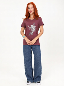 Сопряжение - футболка лиловый