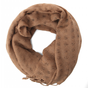 Женский шарф 190х70 см MAISON DAVID camel hair shawl