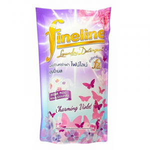 Парфюмированный гель для стирки Fineline ФИОЛЕТОВЫЙ Charming Violet, 400 мл. Таиланд