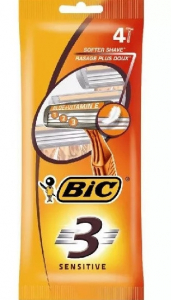 BIC 3 станки однораз.сенсет.4 шт