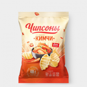 «Чипсоны», чипсы со вкусом кимчи, 40 г