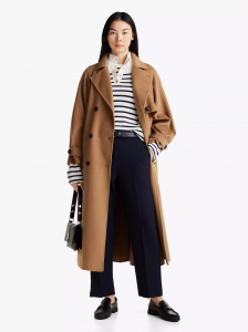 Double-Knit Slim Straight-Leg Pant