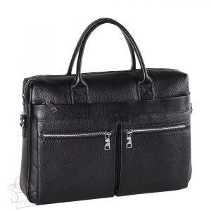 Портфель мужской кожаный 2095BSH black Heanbag