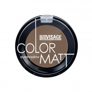 Тени для век COLOR MATT LUXVISAGE коричневый тон 14 Dark Brown матовые