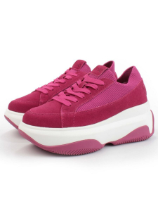 05-A9000-6 PINK Кроссовки женские (натуральная замша)