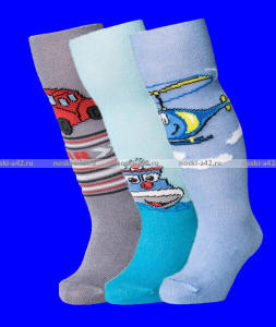 5 ШТ - ИГЛА Смоленск колготки детские хлопок К-47 НА МАЛЬЧИКА