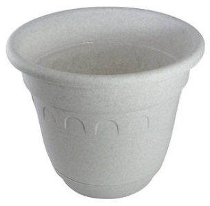 Горшок КОЛЫВАНЬ 6.7л26см белый