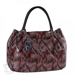 Сумка женская кожаная 8057-8-173 black orange Polina&Eiterou/30