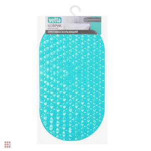 VETTA Коврик в ванну, противоскользящий, 65,5х34,5 см, Звёзды