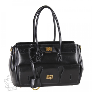 Сумка женская кожаная 1433TH black Polina&Eiterou в Новосибирске