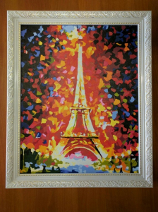 Рамка 30х40 белая  Без крепления* Хрупкий товар