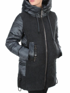 D6816 DARK GREEN Куртка зимняя женская  KARERSITER (200 гр. холлофайбера)