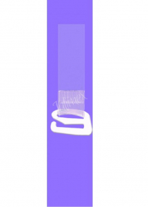 RT-106 Бретель силиконовая 20 мм металлический крючок