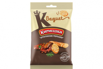 «Кириешки Baguet», сухарики со вкусом аргентинских ребрышек, 50 г