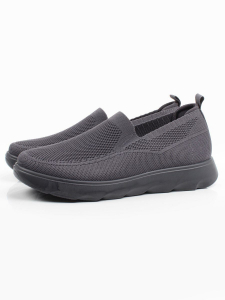 05-TEX-D03-08 GREY Полуботинки спортивные летние мужские (текстиль)