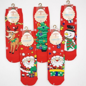 Носочки новогодние 1 пара (Размер 36-39) Случайный вид