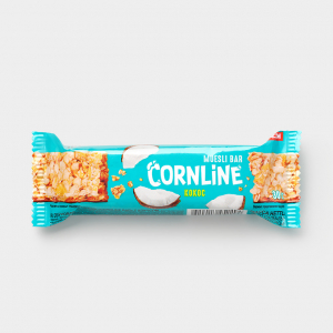 «Cornline», зерновой батончик с кокосом, 30 г (упаковка 18 шт)