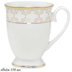 145-336 Кружка 350 мл  ЖОЗЕФИНА в под.уп.(х36) Костяной фарфор