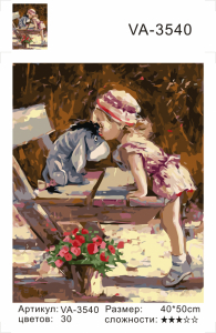 VA3540 Без подрамника картина по номерам 40*50