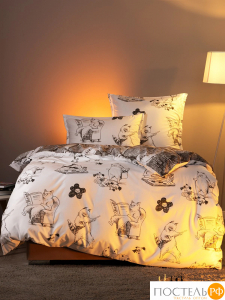 DOME КОТЫ КАК ТЫ КПБ 145х205-1/180х220-1/70х70-2, 4 пр., модал/поливискоза