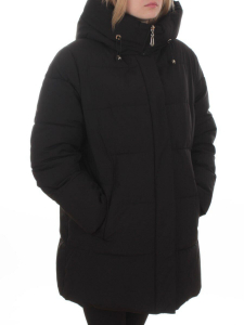 2405 BLACK Куртка зимняя женская (200 гр. холлофайбер)