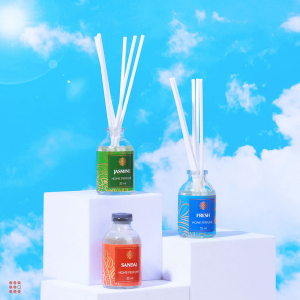 LADECOR Аромадиффузор с палочками, 35 мл, 6 ароматов