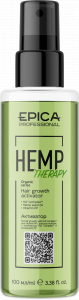 Hemp therapy ORGANIC Активатор роста волос, 100 мл.