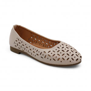 Женские балетки D6-2 бежевые