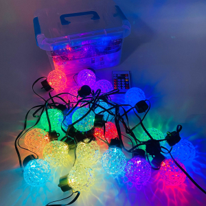 Гирлянда уличная Лампочка прозрачная с солнечной батареей (арт. A614-29)