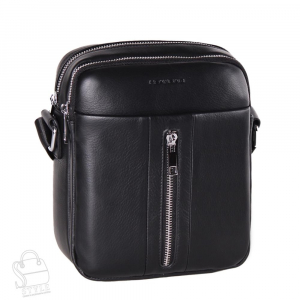 Сумка мужская кожаная 816-1BH black Heanbag