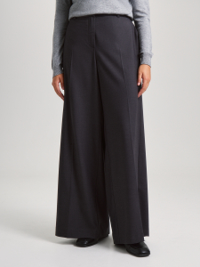 Брюки со стрелками из костюмной ткани